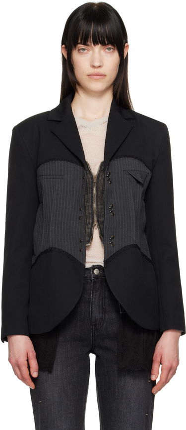 Jakke Andersson Bell Andersson Bell Corset Inserted Blazer Sort | awa684w, 0