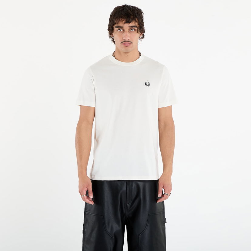 T-shirt Fred Perry Fred Perry Crew Neck T-Shirt Hvid | M1600V 129