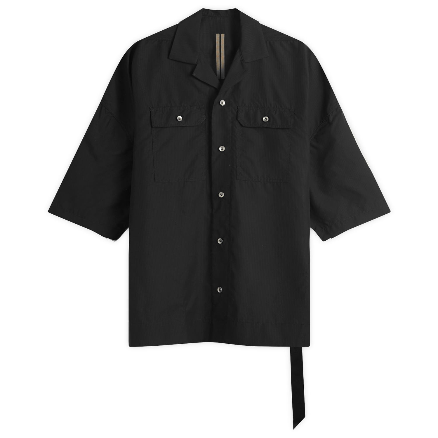 Skjorte Rick Owens DRKSHDW Magnum Tommy Shirt, Size Small Sort | DU01E3290-NR-09, 0