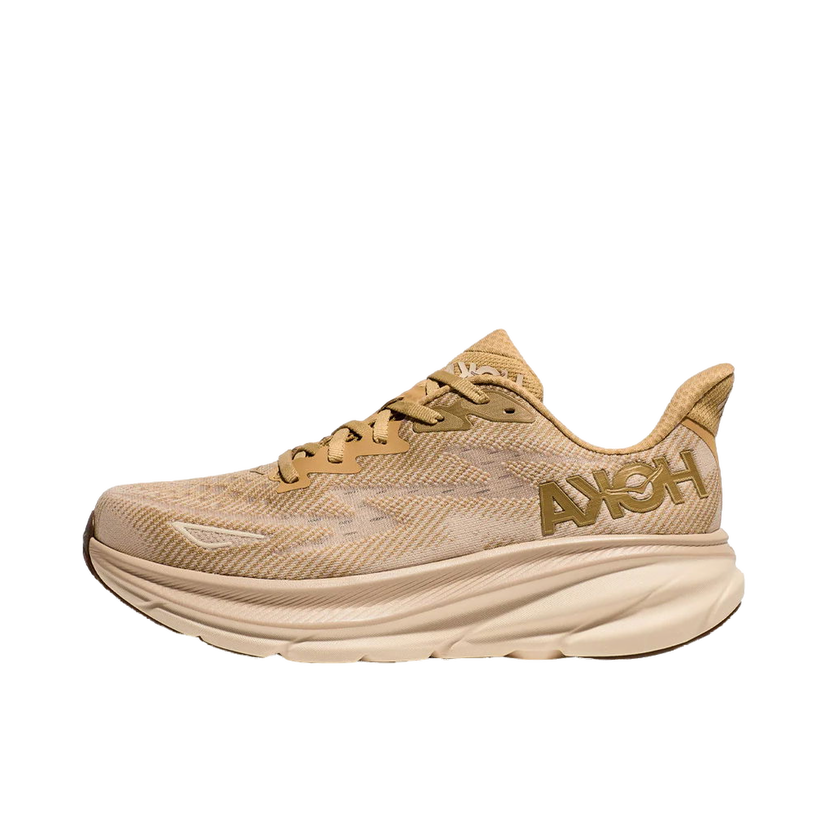 Løbe Hoka One One Clifton 9 Wheat Shifting Sand Beige | 1127895-WHF