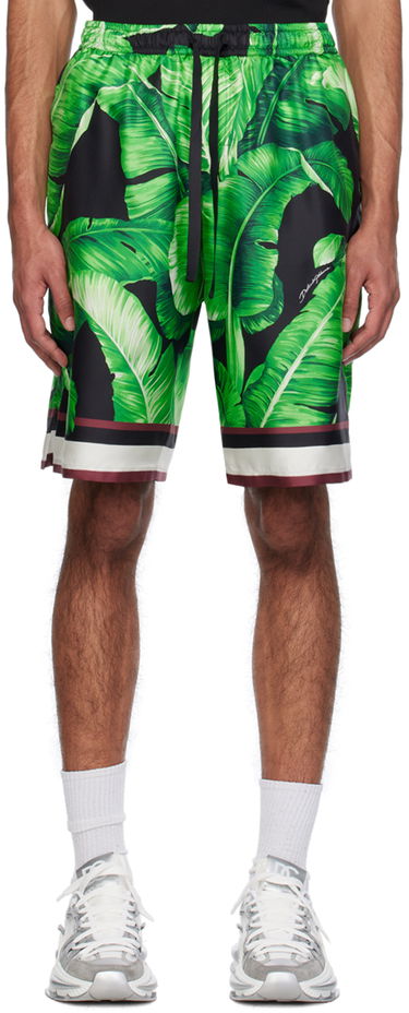 Shorts Dolce & Gabbana Printed Shorts Grøn | GV37ATIS1SG, 0