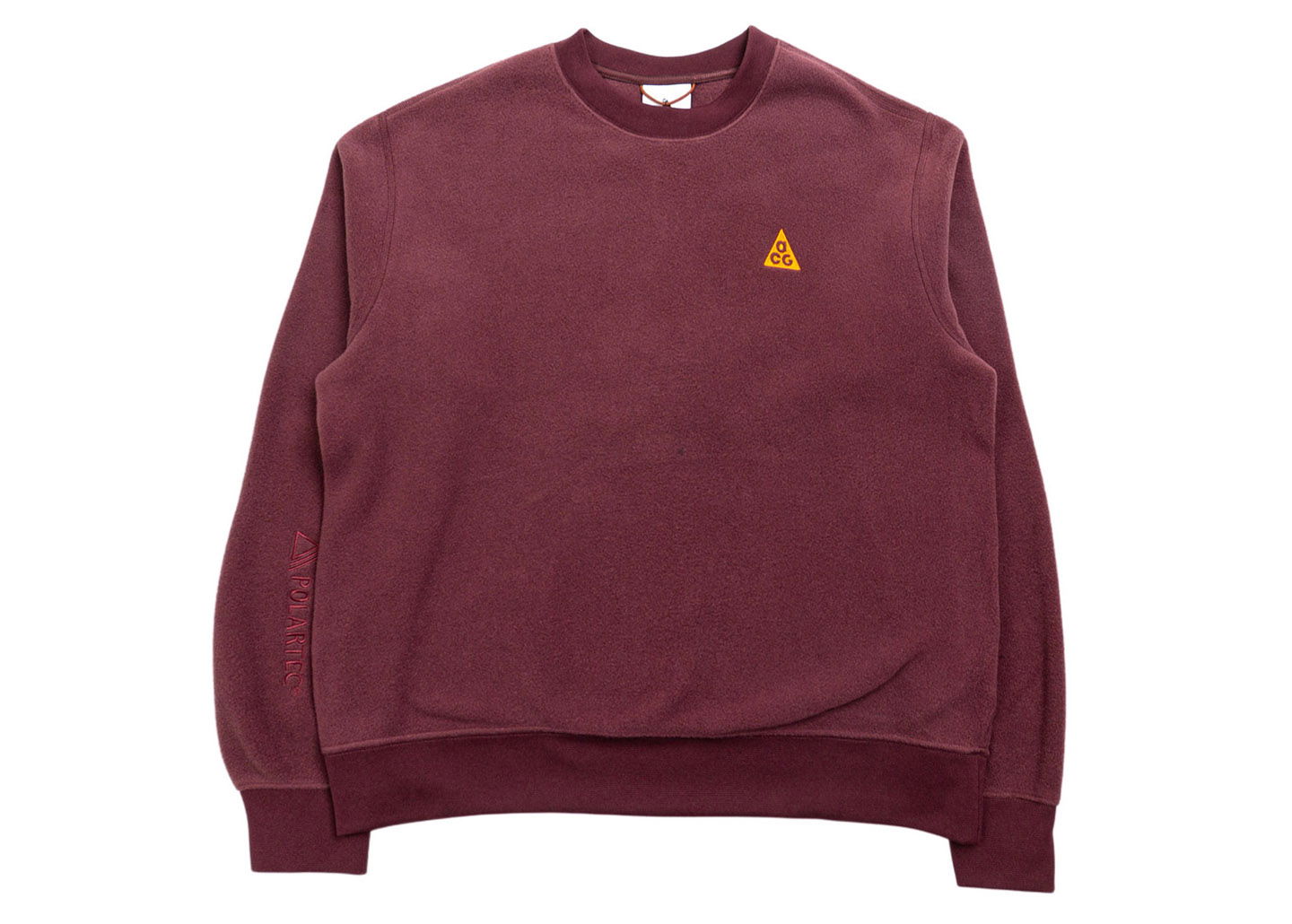 Sweatshirt Nike ACG Nike NRG ACG Polar Crewneck Burgundy Bourgogne | CV0626-643, 0