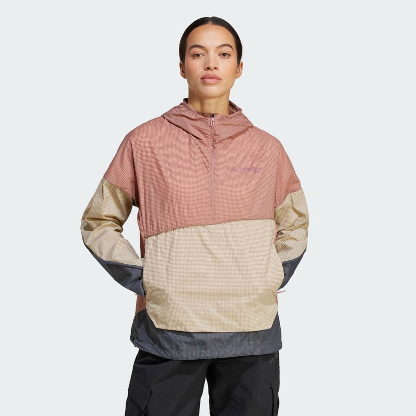 Vindjakke adidas Performance Terrex Xploric Windbreaker Lyserød | JF1503