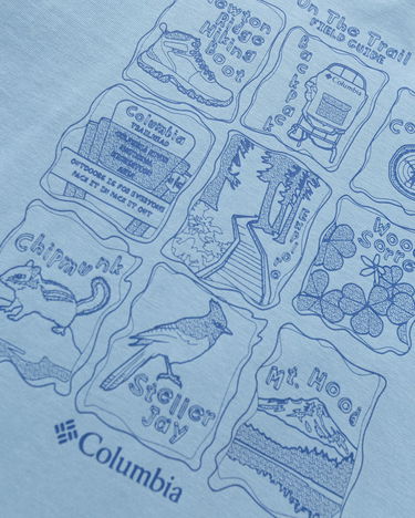 T-shirt Columbia Short Sleeve Graphic T-Shirt Blå | 1989781431, 3