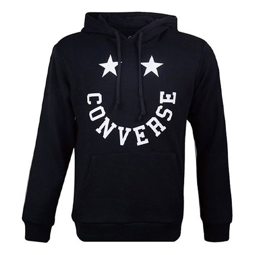 Sweatshirt Converse Converse Graphic Pullover Hoodie Sort | 10018351-A03