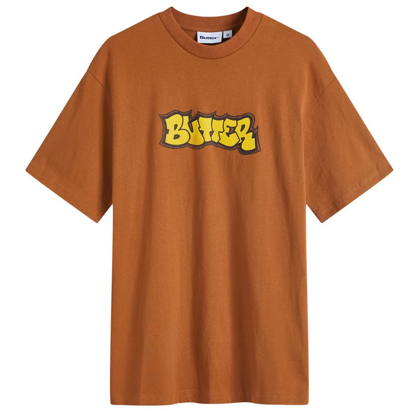 T-shirt Butter Goods Oak Brown Perspective Graphic T-Shirt Brun | BGQ4240250-BRN