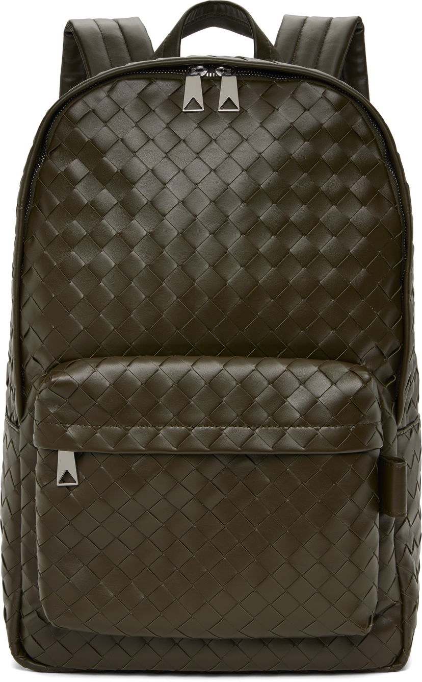 Rygsæk Bottega Veneta Bottega Veneta Intrecciato Medium Backpack Grøn | 730732 V2HL2 3386