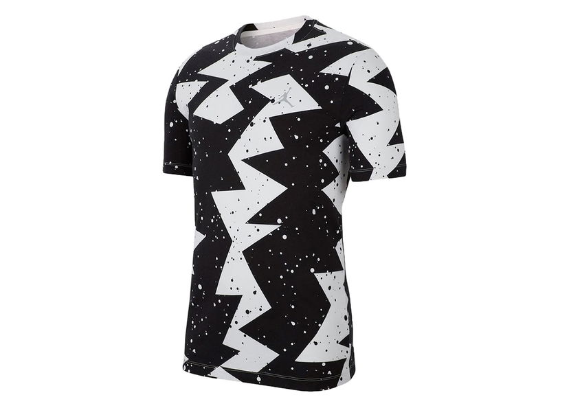 T-shirt Jordan Jordan Printed Poolside Tee Black Sort | CJ6215-010