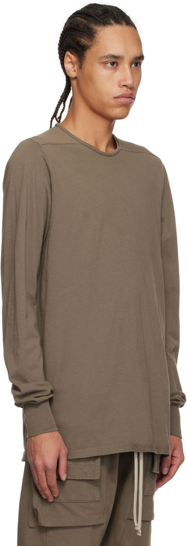 T-shirt Rick Owens Rick Owens DRKSHDW Hollywood Level Long Sleeve T-Shirt Brun | DU01E3260 RN, 1