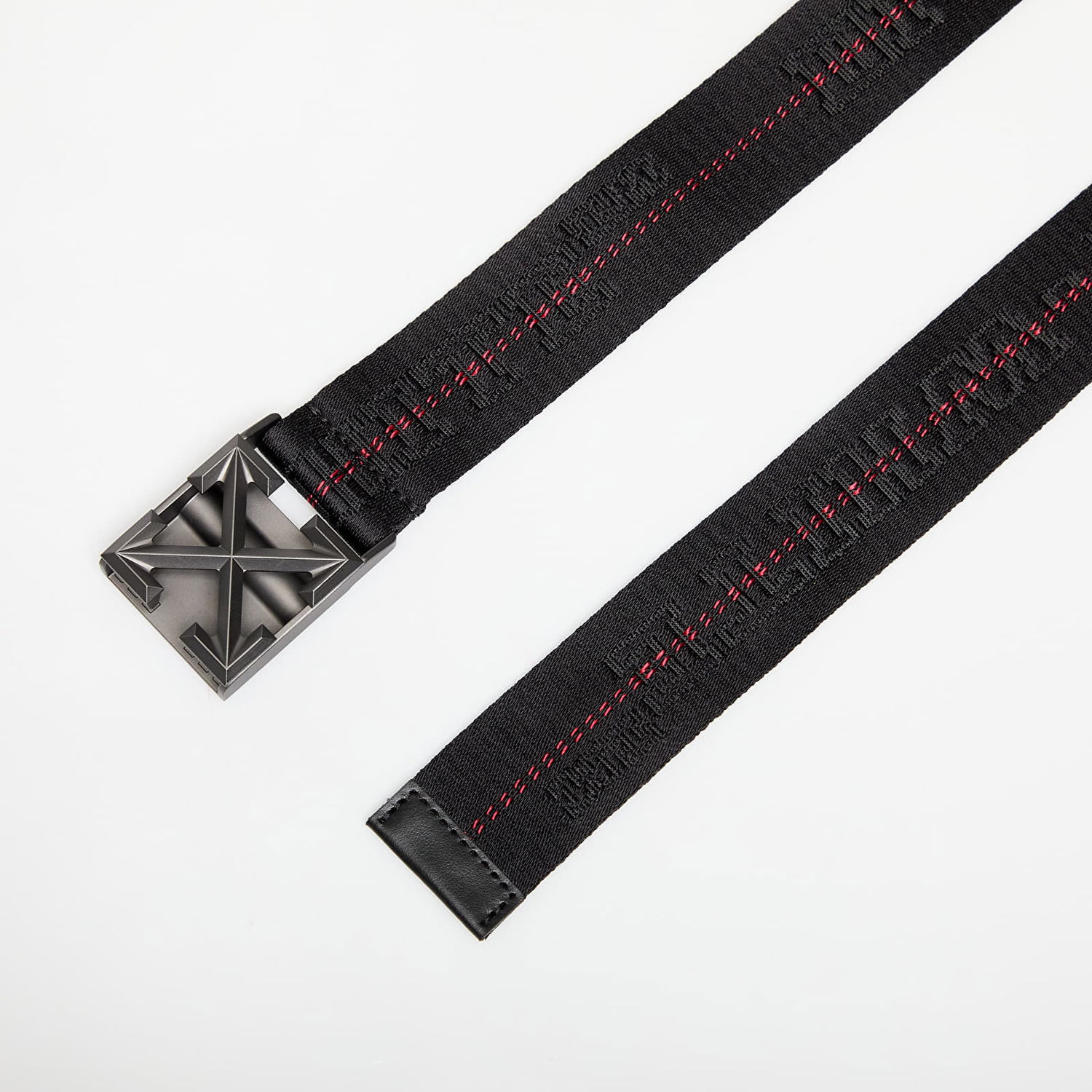 Bælter Off-White Tape Arrow Belt 35Mm Sort | OMRB14BC99FAB0021000, 1