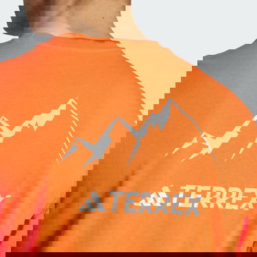 T-shirt adidas Performance Terrex Graphic MTN 2.0 Tee Orange | IL5067, 6