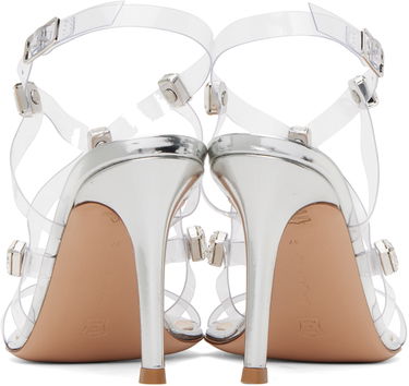 Sneakers og sko Gianvito Rossi Crystal Fever Transparent Heeled Sandals Metalisk | G32316.85RIC.GME, 1