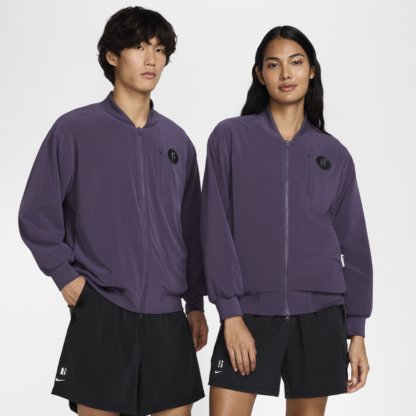 Bomberjakke Nike Reversible Basketball Jacket Lilla | FV3164-573