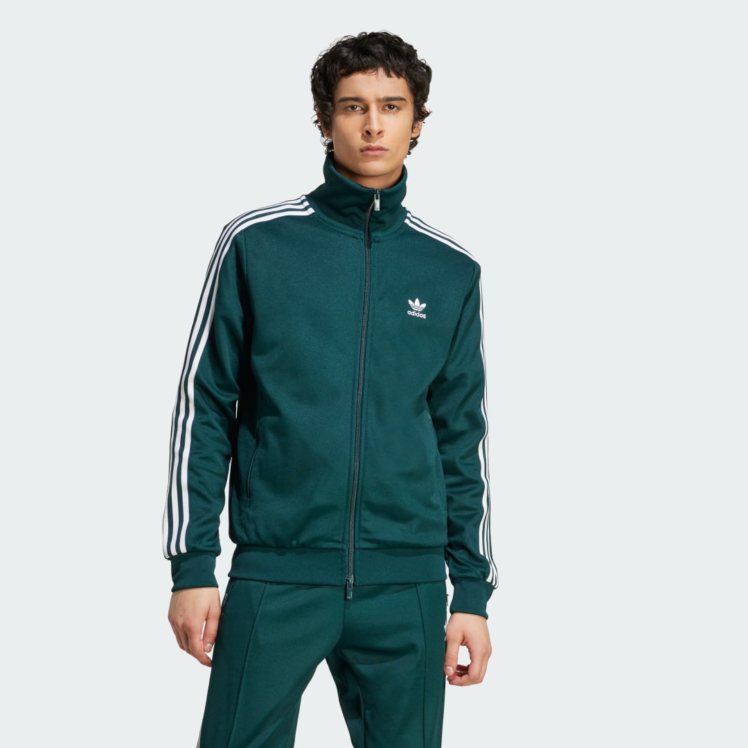 Træningsdragt adidas Performance Adicolor Classics Beckenbauer Track Jacket Grøn | JY1280, 0