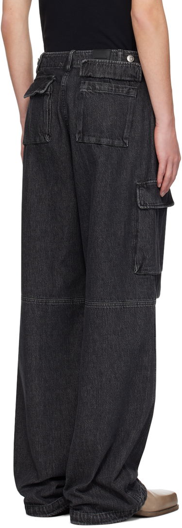 Cargo bukser Coperni Coperni Relaxed Fit Cargo Denim Jeans Sort | COPP40852MEN, 2