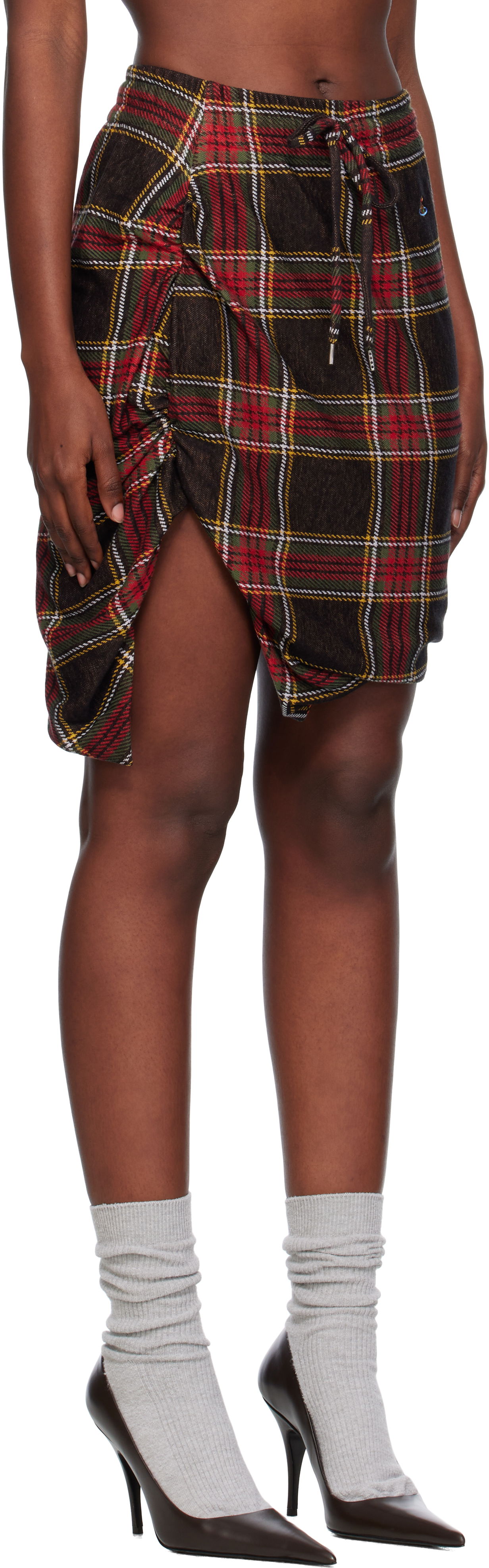 Nederdel Vivienne Westwood Vivienne Westwood Side Panther Miniskirt Flerfarvet | 1J01000F-J009T-, 1