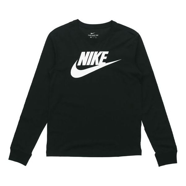 T-shirt Nike Sportswear Futura Icon Logo Long Sleeve T-Shirt Sort | CI6292-010, 0