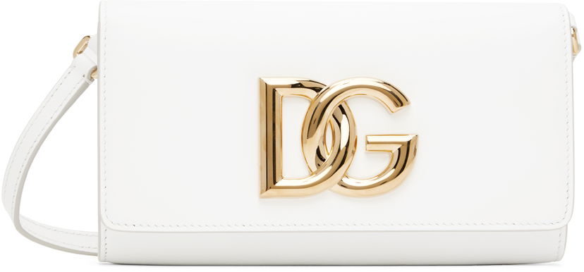 Håndtaske Dolce & Gabbana White 3.5 Bag Hvid | BB7082 AW576