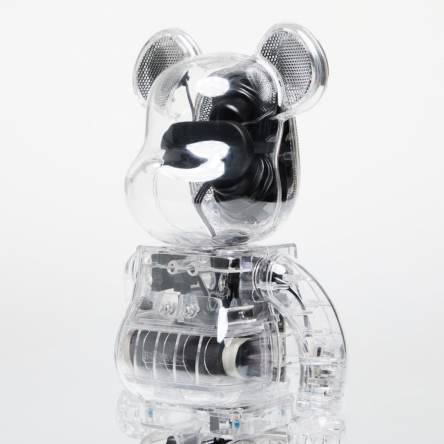 Collectible Medicom Toy Audio Clear 400% Be@rbrick figure Hvid | 4897108570018, 1
