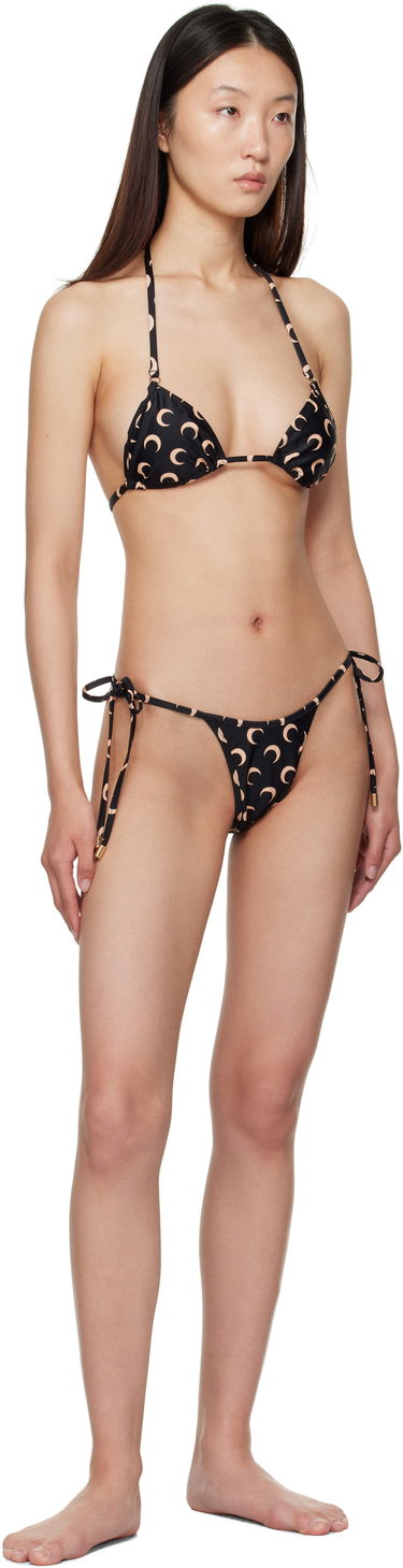 Badetøj Marine Serre Marine Serre Jersey Bikini Sort | WSW011A CJER0003, 3