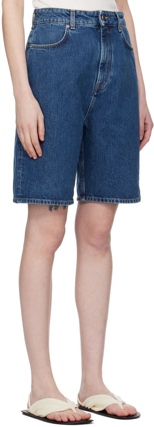 Shorts Loulou de Saison Loulou de Saison Isu Denim Shorts Blå | ISU, 1