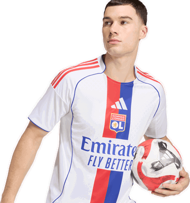 Jersey adidas Performance Olympique Lyonnais 25/26 Home Jersey Hvid | JD1396, 3