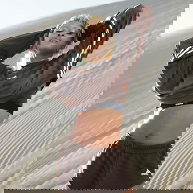 Shorts adidas Performance Hyperglam Mini Shorts Brun | HM8165, 5