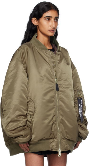 Bomberjakke VETEMENTS Vetements Alpha Industries Edition Cut-Up Reversible Jacket Grøn | UH76BO450GO, 1