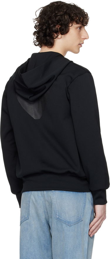 Sweatshirt Comme des Garçons Zip Hoodie with Big Heart Print Sort | AX-T254-051, 2