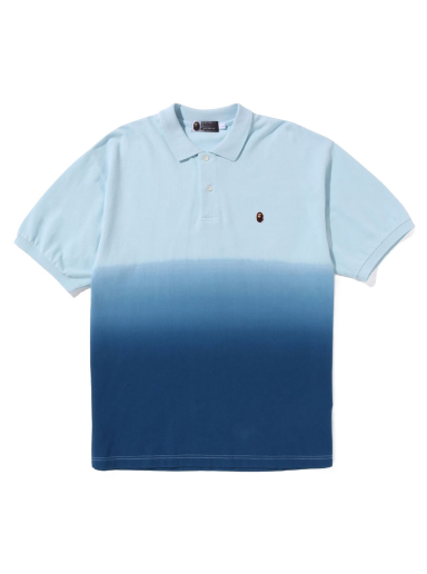 Polo skjorte BAPE Ape Head One Point Gradation Relaxed Fit Polo Tee Blå | 1J30-112-001