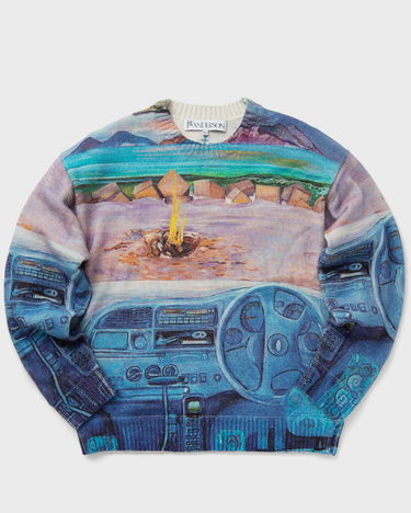 Sweater JW Anderson PRINTED JUMPER Blå | KW1222-YN0373-835, 0