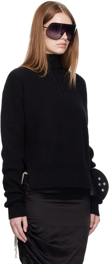 Sweater Rick Owens Rick Owens Concordians Fisherman Turtleneck Brun | RP02E4648 KWV, 4