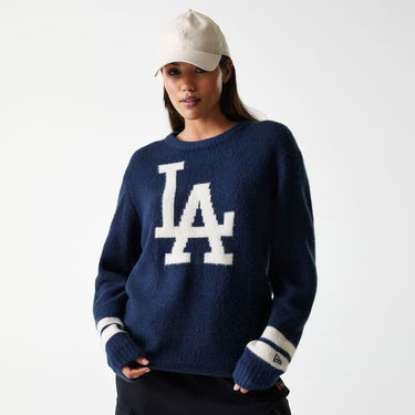 Sweater New Era New Era MLB LA Dodgers Knit Sweater Mørkeblå | 60684329, 2