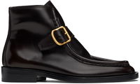 Buckle Leather Boots