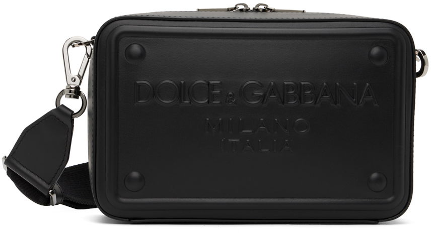 Håndtaske Dolce & Gabbana Black Raised Logo Bag Sort | BM7329AG218, 0