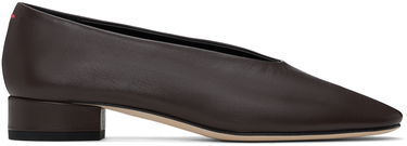 Tøj Aeyde Aeyde Delia Leather Ballerina Flats Brun | A11-FL-GELR25BL18-SS24-953-007, 0