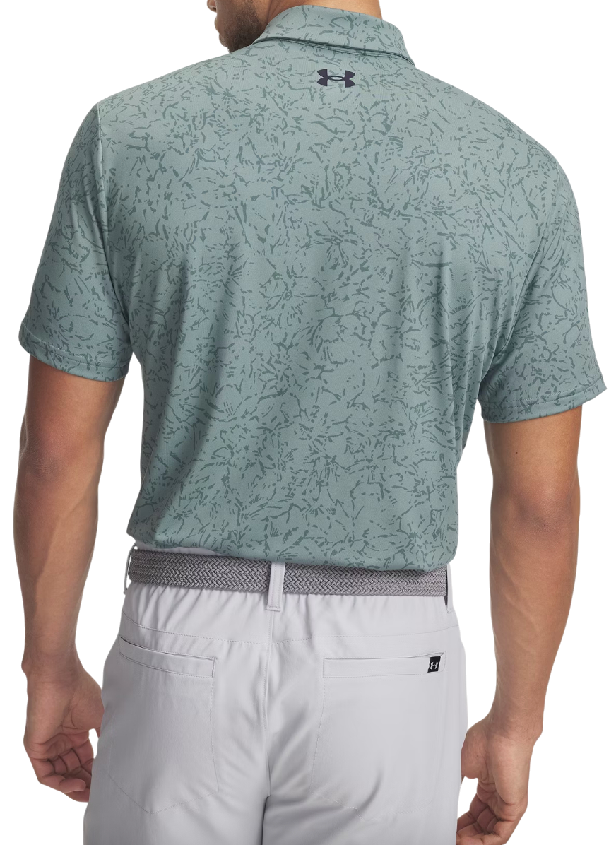 Polo skjorte Under Armour Playoff 3.0 Printed Polo Turkis | 1378677-323, 1