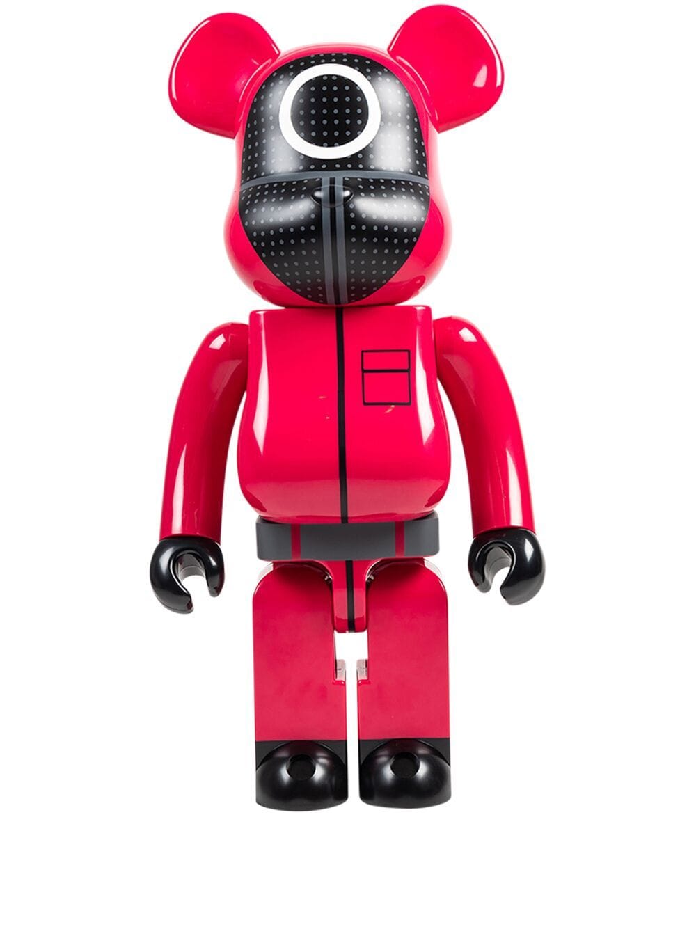 Collectible Medicom Toy Squid Game Guard BE@RBRICK figure - Red Rød | MEDI015720141696, 0