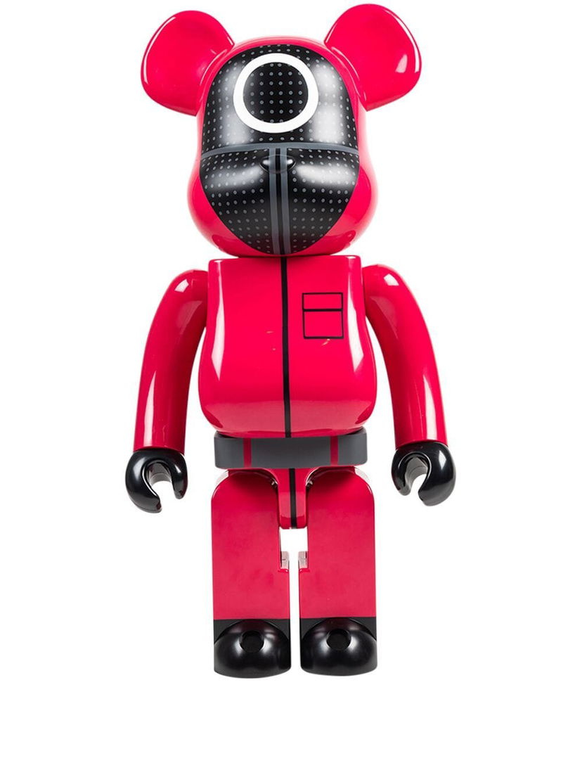 Collectible Medicom Toy Squid Game Guard BE@RBRICK figure - Red Rød | MEDI015720141696