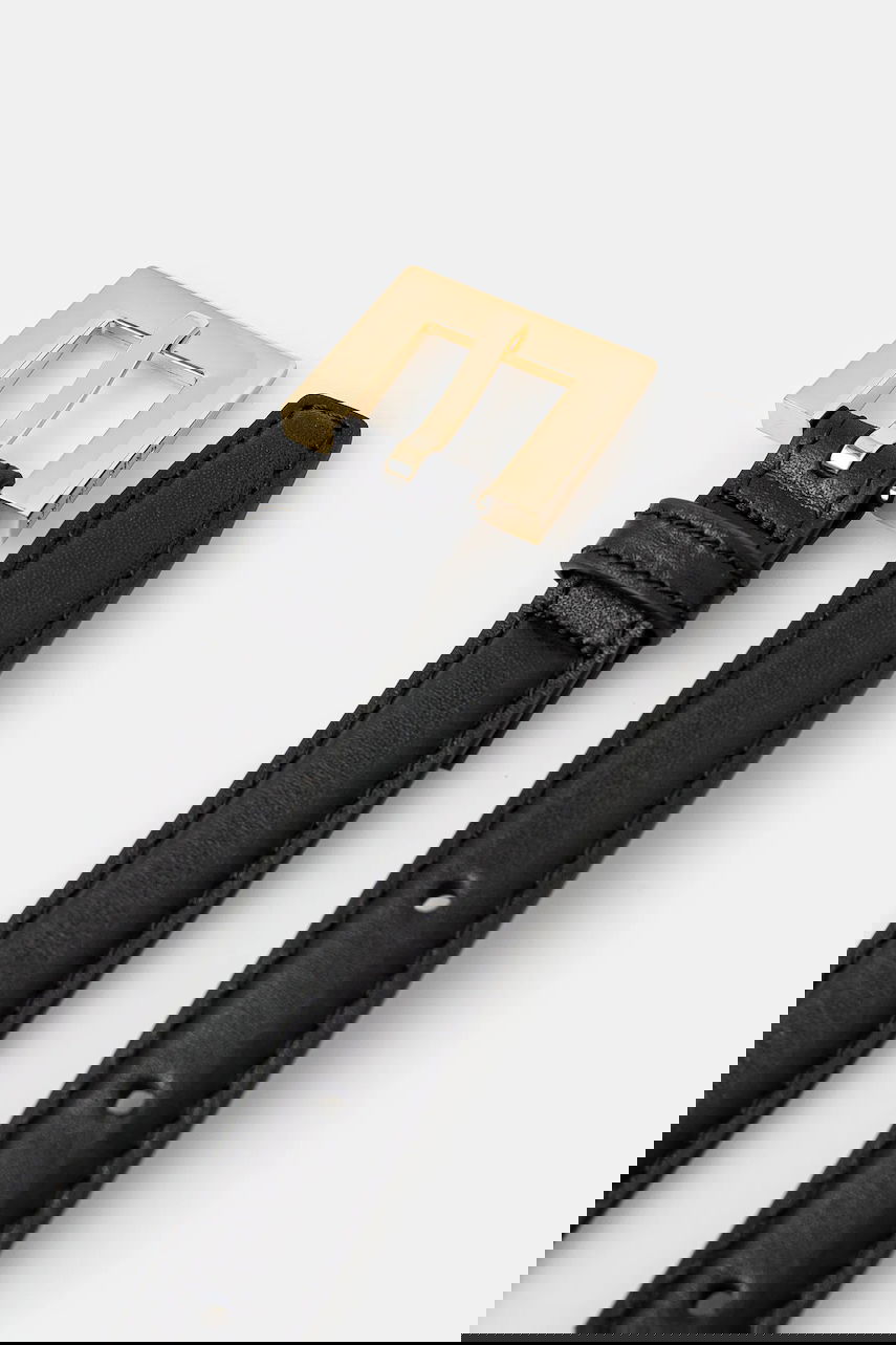 Bælter Anine Bing Anine Bing Nicola Leather Belt Sort | A.12.2178, 1