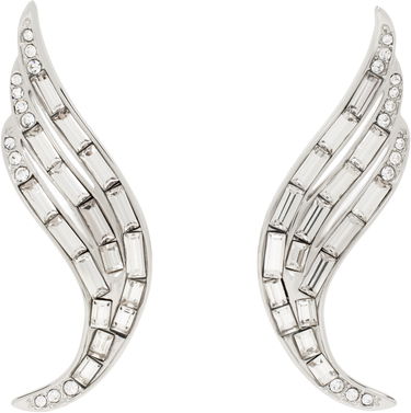 Øreringe Jil Sander Jil Sander Crystal Wing Earrings Metalisk | J12VG0299_P5050, 0