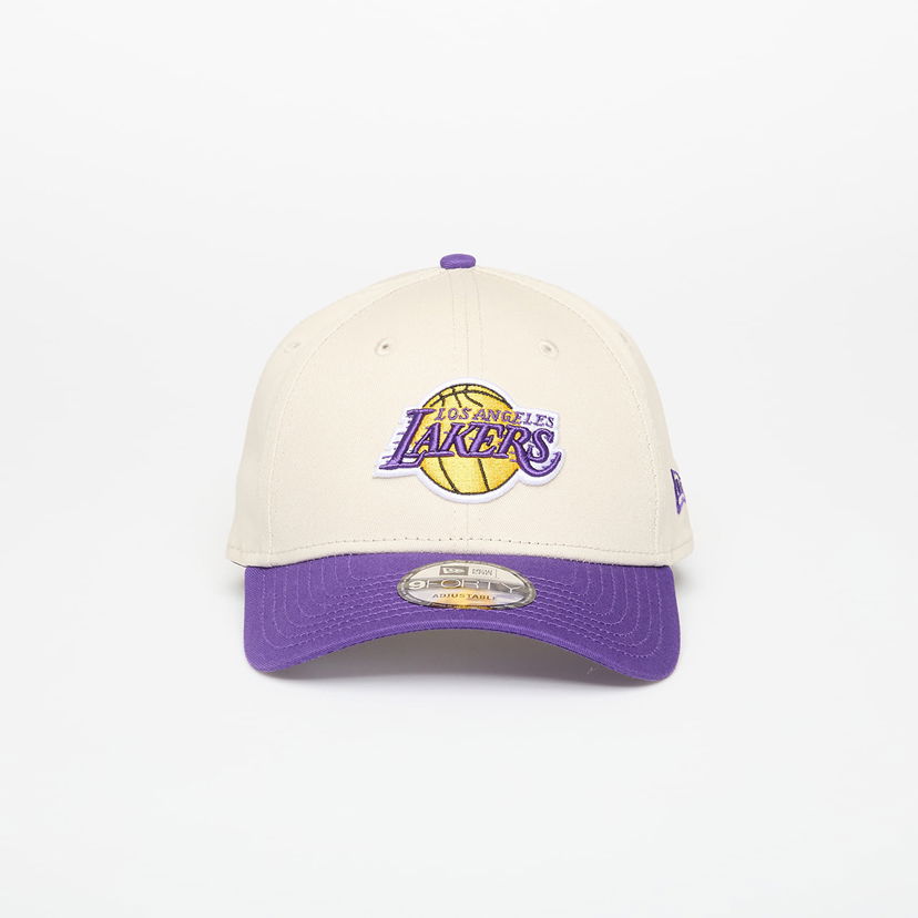 Kasket New Era Los Angeles Lakers 9FORTY NBA Colour Block Adjustable Cap Lilla | 60691266