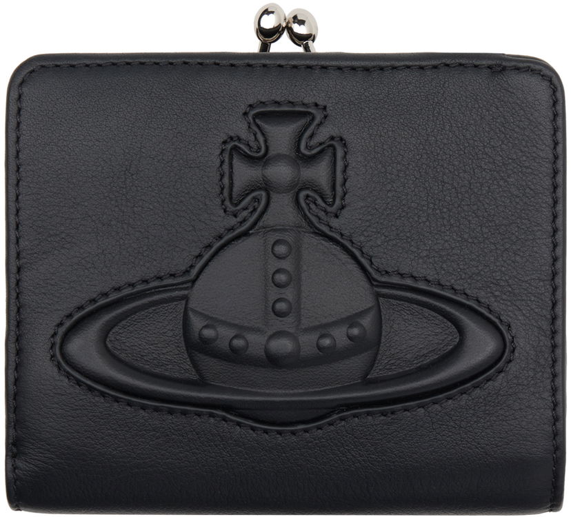 Tegnebog Vivienne Westwood Black Frame Pocket Wallet Sort | 5115002ZW-L001S-