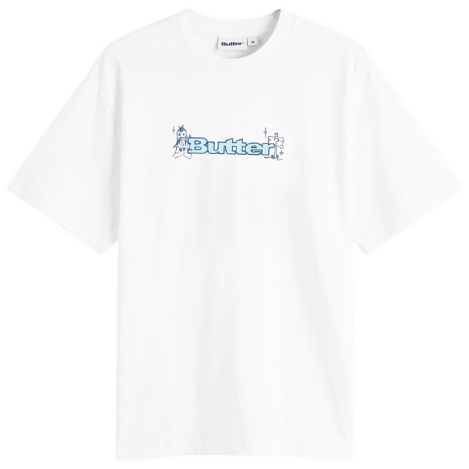 T-shirt Butter Goods Quest Logo Graphic T-Shirt Hvid | BGQ4240015-WHT, 0