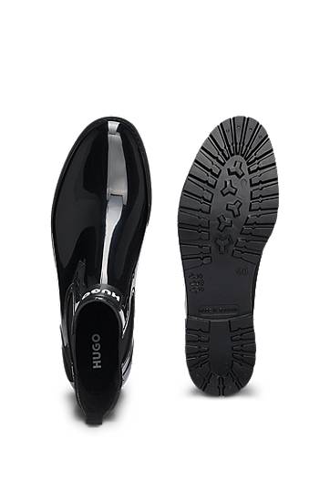 Regnfrakke BOSS HUGO Chelsea Rain Boots Sort | 50498397, 1