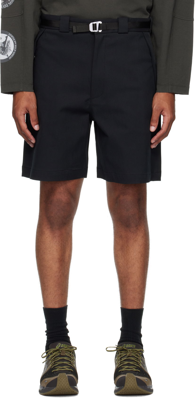 Shorts ROA ROA Buckle Chino Shorts Sort | RBMW0393FA276
