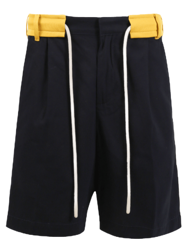 Shorts Palm Angels Track Belt Shorts Mørkeblå | PMCB041S22FAB0014618