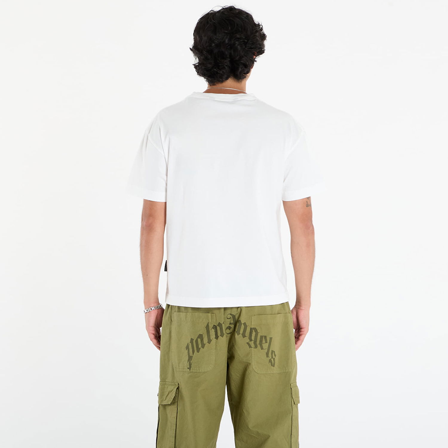 T-shirt Palm Angels Palm Angels Classic Logo T-Shirt Hvid | PM2B003F25JER0018484, 1