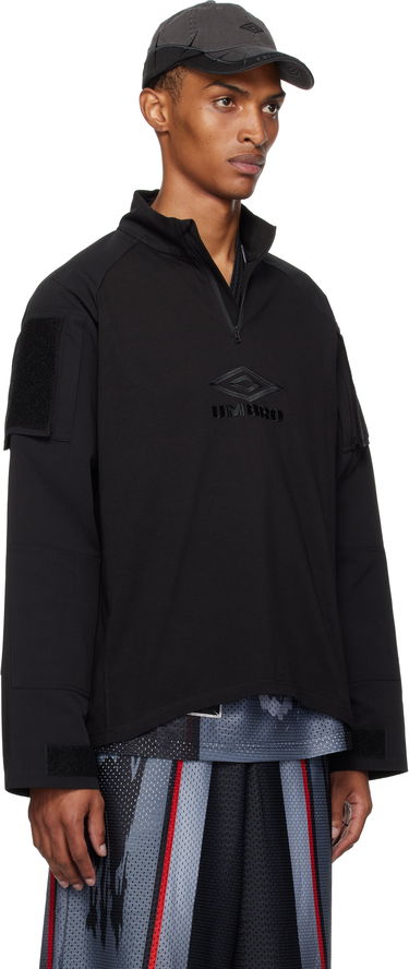 Sweatshirt Umbro Umbro Tactical Half Zip Sweatshirt Grøn | UBMW0254JY68, 4