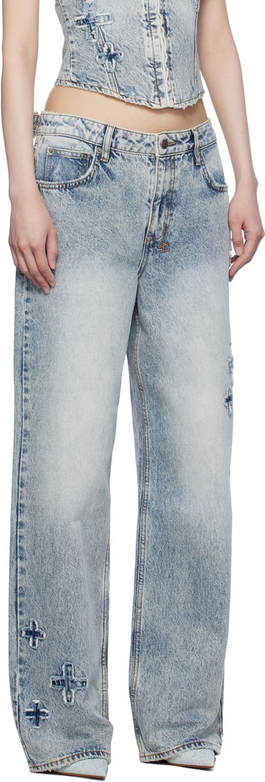 Jeans Ksubi Ksubi Low Rider Klassic Kraftwerk Jeans Blå | WPS25DJ026, 1